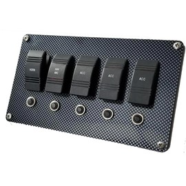 Carbon Fiber ABS Sheet for Boat Instrument Panels 24" x48x 1/8" or 3/16"