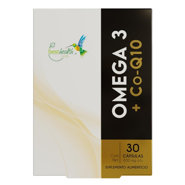OMEGA 3 CoQ10 - Producto Original de Alta Calidad, Entrega