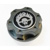 SESHOP GUNMETAL MAD MAX RACING CNC BILLET ENGINE OIL CAP