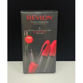 Revlon Travel Collection 3 Ultimate All In1 Blackest Black Mascara & Liner