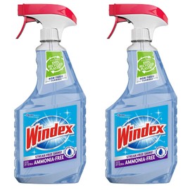 Windex Cleaners, Blue, 26 fl. oz. 2 Count (Crystal RAIN)