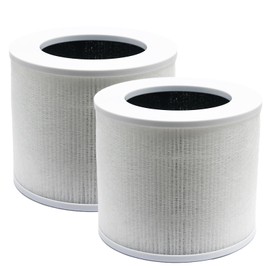 Replacement Filter Compatible with Levoit Core Mini Air Purifier, 3-in-1 HEPA + Activated Carbon, Replaces Core Mini-RF, Pack of 2