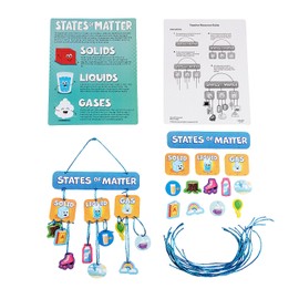 Fun Express 8 1/2" x 9 1/4" States of Matter Hanging Mobile Craft Kit - Makes 6