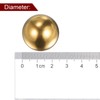 sourcing map 2pcs 25mm Precision Solid Brass Bearing Balls for