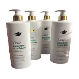 Dove Cucumber And Moisture Damage Therapy Conditioner (4) Pack 28 Oz W Pump