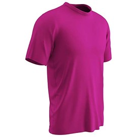 CHAMPRO Unisex-Youth Vision Lightweight Polyester T-Shirt Jersey, Fuchsia, Small