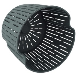 vhbw Cooking Insert Compatible with Vorwerk Thermomix TM5, TM6 Food Processor – Cooking Basket Dark Grey
