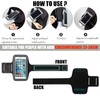 JSTHHTT 2 Pcs Running Belt with Waterproof Adjustable Elastic Strap,