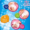 Curlimals Perry Polar Bear Arctic Glow Teddy Bear, Sensory toys,