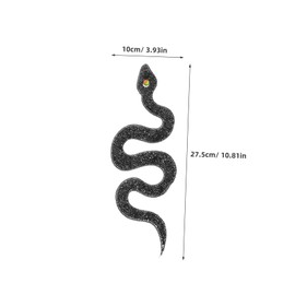 DOITOOL Rhinestone Snake Iron Applique Patch DIY Sew Snake Decoration for Clothing Jackets Bags Weather Resistant Rhinestone Ironing Sticker Easy Application Creative Crafting