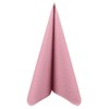 50 Apartina Napkins Fabric-Like Airlaid, Plain, Dusky Pink, Size 33