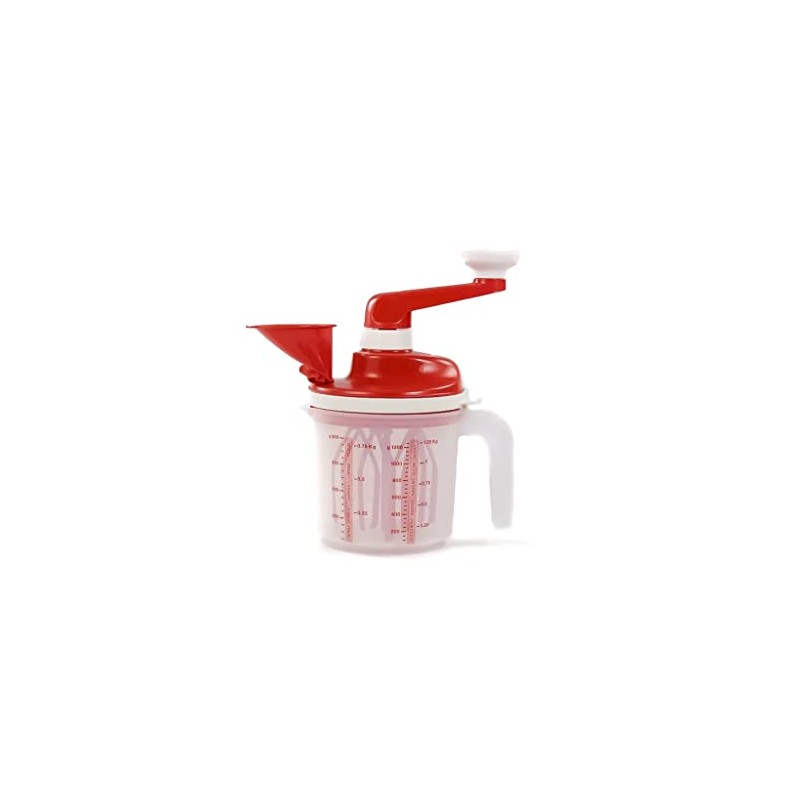 Tupperware Chef Easy Mixx Red and White Cream Egg White