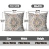 ZSYTZL Boho Throw Pillow Covers 20x20 inch Set of 2,Soft