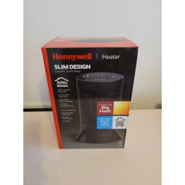 Honeywell Heater Slim Compact Ceramic Design Oscilltes 2 Heat Settings HCE309B
