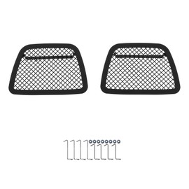 APS Compatible with Chevy Avalanche Suburban Tahoe 2007-2014 Tow Hook Stainless Steel Black Mesh Front Grill Grille Insert C76467H