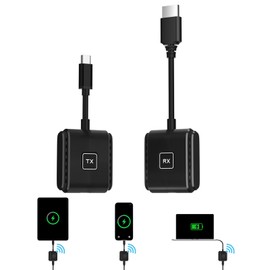LIULANZ HDMI Wireless Transmitter and Receiver 1080P Kit,Support USB-C Smartphones Tablets laptops, Plug & Play Portable 2.4G/5G Extender for Streaming Video/Audio to HDTV/Projectors/Monitors 165FT