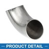 A ABSOPRO Stainless Steel 90 Degree Exhaust Elbow Pipe OD