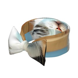 WZYCWB Bedroom Kitten Newborn Swaddle Blanket Set, Including Headband, Warm and Comfortable, The Best Gift, a Must-Have for Baby Bathing!