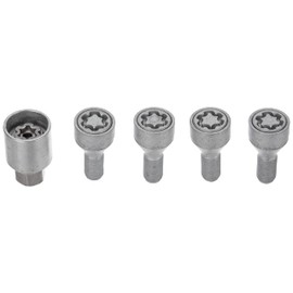 Farad 1-A1C/E Starlock 1CH Code A1C/E Wheel Lock with Fixing Bolts for Cars, Silver