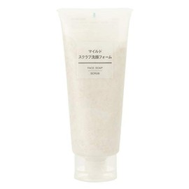 Mild Scrub Foam Face Wash Large Capacity 1pc (x1)