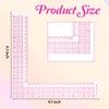 LXUEJIE L-Square Ruler Clear Sewing Ruler, Plastic Measure Tailor Rulers