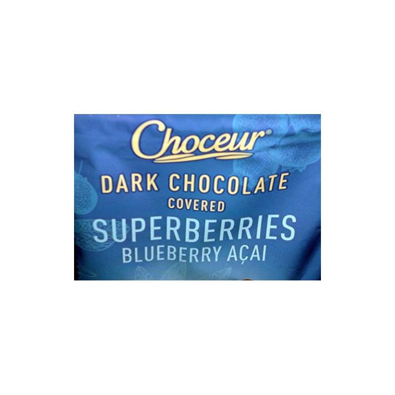 Choceur Dark Chocolate Covered Superberries - Blueberry-Acai (2 Pack)