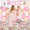 Yingoto 213pcs Oink Baa Moo Im Two Party Decorations for