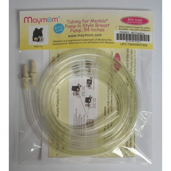 Replacement Tubing for Medela Pump in Style and New Pump in Style Advanced Breast Pump - 100% BPA FREE XL, One pack, Extra Long