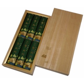 Ball First Hall For Incense Sticks Agarwood Incense 樹林 Short Equal 6 Box 3-Pack, Paulownia Box # 6043 