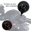 4Pcs M10x1.25 Motorcycle Mirror Hole Plugs, Universal Motorcycle Rear View