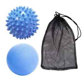2-teilige Massagebälle, 1 Taschen-Kordelzug, Massageball-Set, Stachelbälle, tiefe Gewebeentlastung, Massagerollerbälle, Triggerpunktmassage, geeignet zur Beruhigung der Muskeln