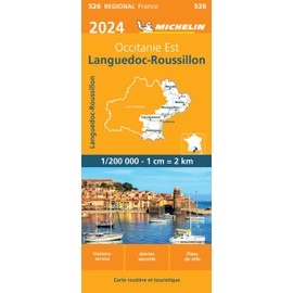 Languedoc-Roussillon 526 - Carte régionale 2024