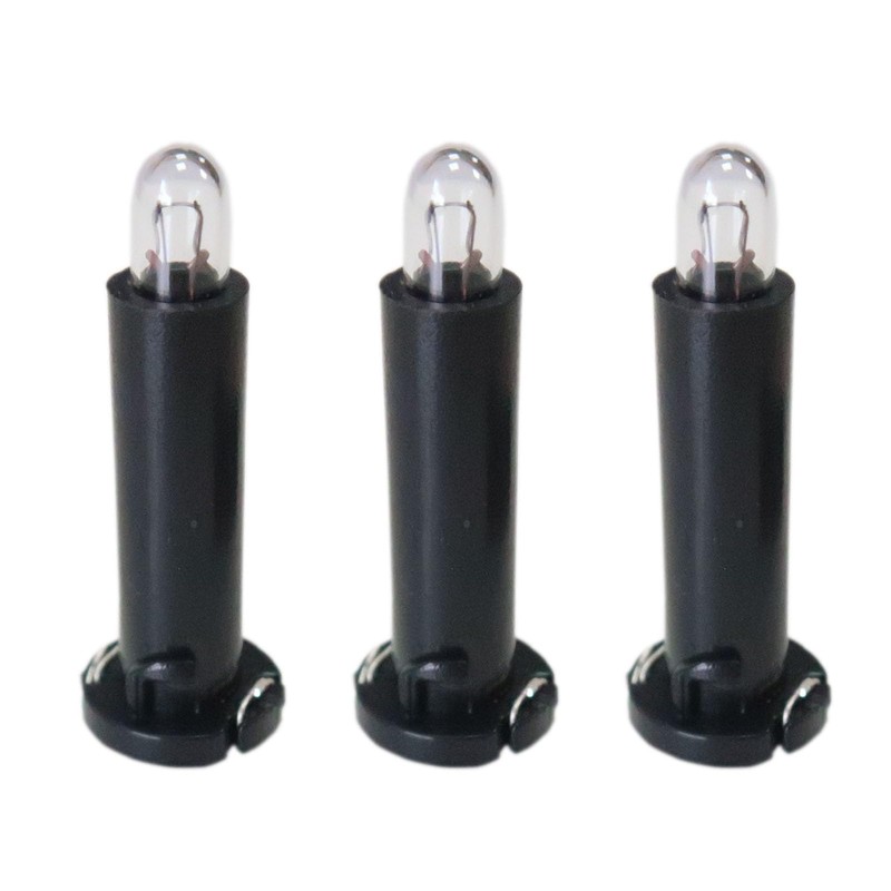 LXAUTOPCH HVAC Control Neo-Wedge Bulb With Black Socket Fit for