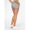 Sublevel women's stretch shorts with a braided belt. - Light