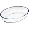 LERIYUFS 2.4L Glass Baking Dish for Oven, Borosilicate Glass Casserole