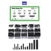 sourcing map 416Pcs Roll Pin Assortment Set 65Mn Steel Slotted