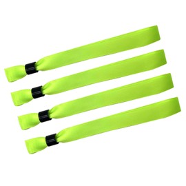 Wristrenyi Cloth Wristbands For Events-100 Pack Light Green Fabric Bracelets Wrist Bands for Concerts Festival Admission Party
