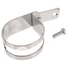 Exhaust Clamp Chrome Plated Inner Diameter 70 mm - Attaches