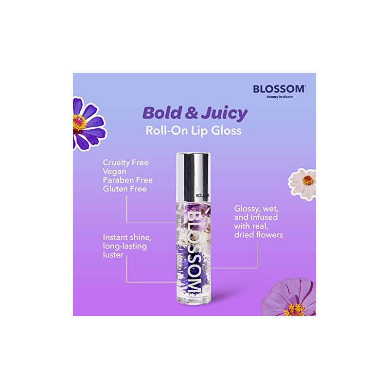 Blossom Roll On Lip Gloss - Coconut