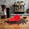 Red Plastic Coffee Scoop Measuring Scoop Suitable for Ground Beans