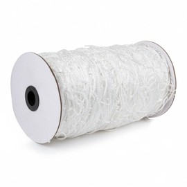 247Garden 6X200FT All-Season Trellis Netting w/ 6in Square Mesh (White, Nylon Gardening Net 1200 Sqft Spool Roll)