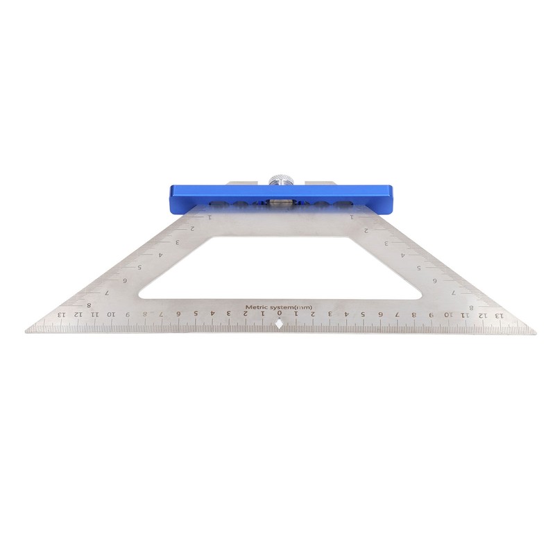 Woodworking Triangle Ruler Carpenter Square 140mm Dual Scale Measuring Scribing