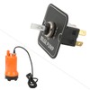 Bilge Pump Control Switch Aluminum Lighted Automatic Off Manual Panel