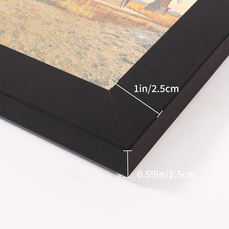 ccdcc 5x5 Collage Picture Frames Set of 2, Rustic Wooden