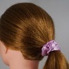 Eight (8), Pink, Soft Satin Scrunchies.