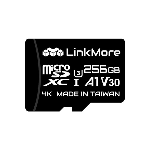 LinkMore 256GB XV13 (Agon) Micro SDXC Card, A1, UHS-I, U3,