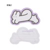 Sunstar Stationery Shiroiusagichan Letter Set, Die Cut Mini, Light Purple,