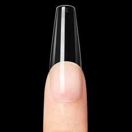 Modelones Medium Round Nail Tips, Pre-shaped Full Cover Fake-Nails Soft Gel Acrylic-Nail Tips False-nail Kit 510PCS 15Sizes