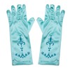 Joy Join Little Girls Princess Gloves(Solid Color Long Elbow Length)