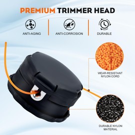 Hipa Speed Feed 400 Trimmer Head for Echo SRM225 GT225 PAS225 SRM210 SRM2100 SRM230 SRM250 PAS210 PAS230 PAS260 String Trimmer Replace 99944200907 Universal Trimmer Head